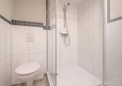 Badezimmer in der Ferienwohnung F3 Haubarg & Remise St. Peter-Ording