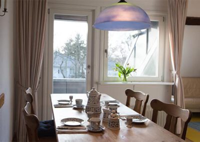 Esstisch in der Ferienwohnung F4