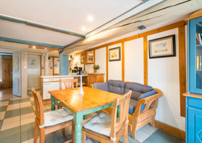 Wohnküche in der Ferienwohnung Haubarg F2 - Haubarg & Remise St. Peter-Ording