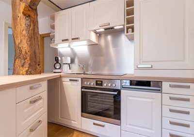 Küchenansicht in der Ferienwohnung F 6 Haubarg & Remise St. Peter-Ording