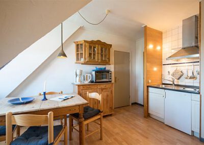 Küche in der Ferienwohnung F5 Haubarg & Remise St. Peter-Ording