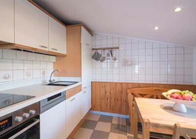 Küche in der Ferienwohnung F1 Haubarg & Remise St. Peter-Ording