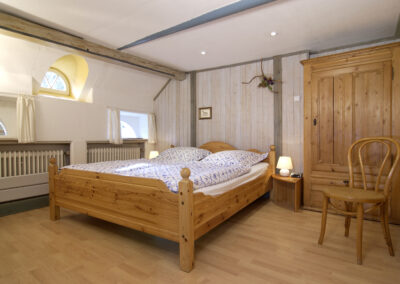 Schlafzimmer in der Ferienwohnung Haubarg F2 - Haubarg & Remise St. Peter-Ording