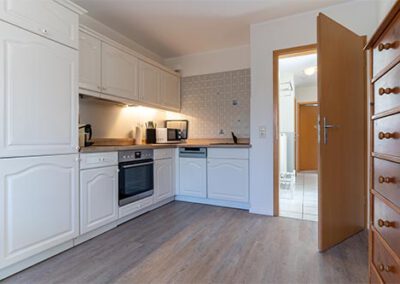 Küche in der Ferienwohnung R1 Haubarg & Remise St. Peter-Ording