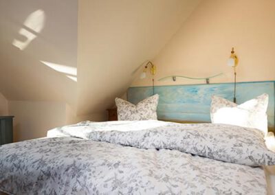 Schlafzimmer in der Ferienwohnung R2 Haubarg & Remise St. Peter-Ording