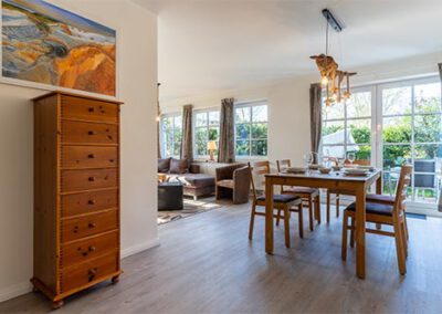 Wohnraum in der Ferienwohnung R1 Haubarg & Remise St. Peter-Ording